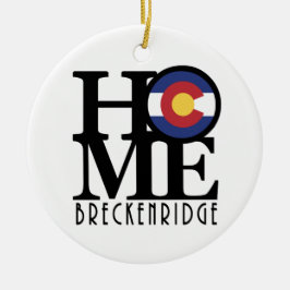 家のBreckenridge CO セラミックオーナメント