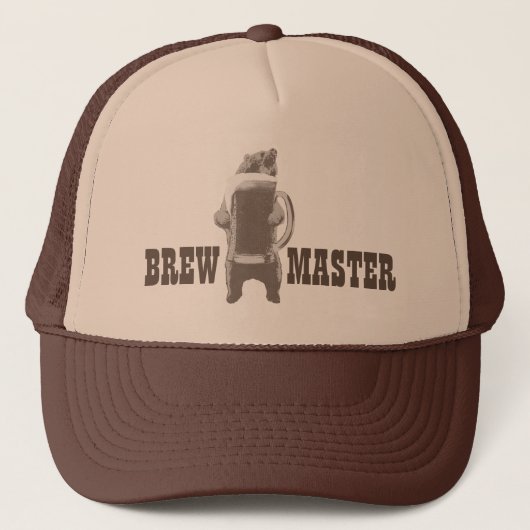 家のBrewmaster醸造ビールくま キャップ (正面)