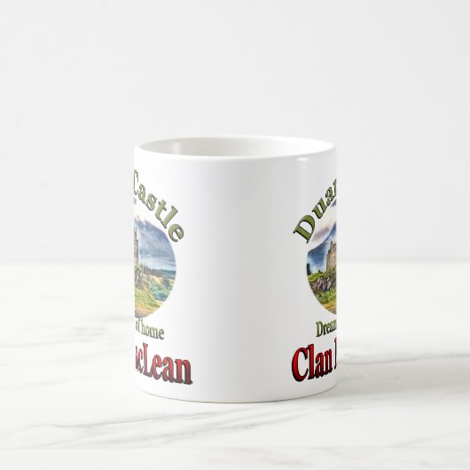 家のDuartの城のコップのマグの夢を見る一族MacLean コーヒーマグカップ (中央)