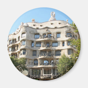 家のMilaのLa Pedrera マグネット
