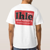 家のTシャツのためのIhle Tシャツ (裏面)