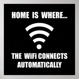家のWiFi ポスター