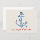 家はあなたのいかりを置くところです ポストカード (正面/裏面)