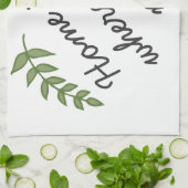 家はあなたのお母さんが母の日のギフトのモダンであるところです キッチンタオル (折り畳み)