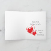 家はあなたのハートがバレンタインであるところです シーズンカード (内部)