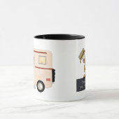 家はあなたの帽子のつるキャンパーコーヒーマグ マグカップ (中央)