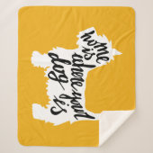 家はあなたの犬があるところです シェルパブランケット (正面)