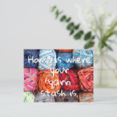 家はあなたの糸の詰まった場所である ポストカード (スタンド正面)