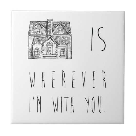 家はあります タイル (正面)