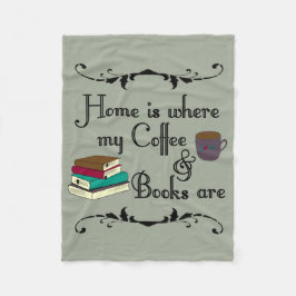 家はあります フリースブランケット