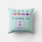 家はいかりが航海のな枕を落とすところです クッション (裏面)