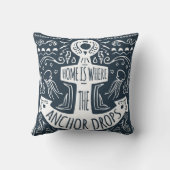 家はいかりが落ちるところです クッション (裏面)