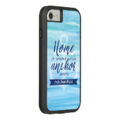 家はいかりが落ちるところです(パーソナライズ) Case-Mate iPhoneケース (裏面/右)