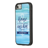 家はいかりが落ちるところです(パーソナライズ) Case-Mate iPhoneケース (裏面/左)