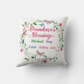 家はおばあちゃんが枕になってる クッション (裏面)