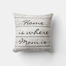 家はお母さんが納屋板の枕であるところです クッション