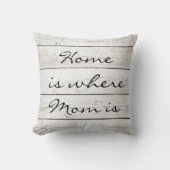 家はお母さんが納屋板の枕であるところです クッション (正面)