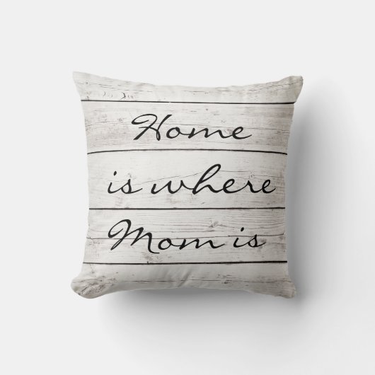 家はお母さんが納屋板の枕であるところです クッション (正面)