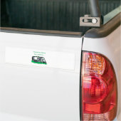 家はそれを駐車するところです バンパーステッカー (トラック上)