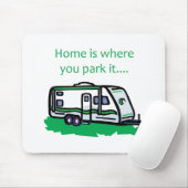 家はそれを駐車するところです マウスパッド (マウス)