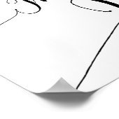 家はどこにいても私はあなたと一緒にプリント ポスター (角)