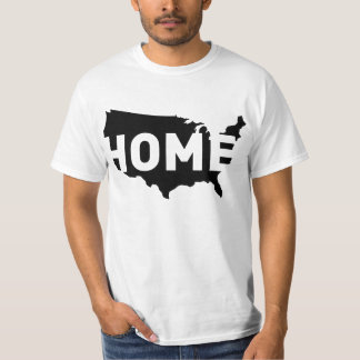 家はアメリカがあるところです Tシャツ