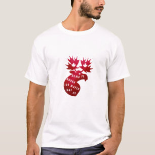 家はカエデの葉がある所、カナダのデザイン Tシャツ