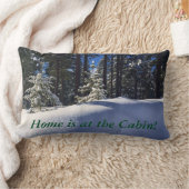 家はキャビン枕にある ランバークッション (ブランケット)