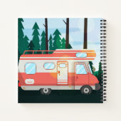 家はキャンパーバケットリストを駐車する場所である ノートブック (裏面)