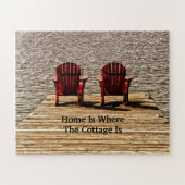 家はコテージがあるところです ジグソーパズル (横)