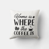 家はコーヒーの場所である クッション (裏面)