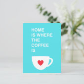 家はコーヒーの場所である ポストカード (スタンド正面)