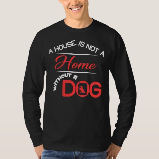 家はゴールデンレトリバーDのない家ではない Tシャツ (正面)