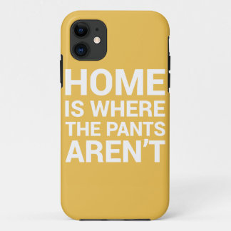 家はズボンが場合のタイポグラフィではないところです iPhone 11 ケース