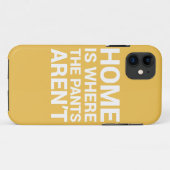 家はズボンが場合のタイポグラフィではないところです Case-Mate iPhoneケース (裏面(横))