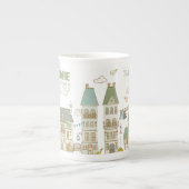 家はハートがあるところです ボーンチャイナマグカップ (正面)