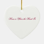 家はハートがオーナメントであるところです セラミックオーナメント (裏面)