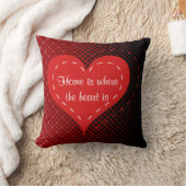 家はハート枕 クッション (ブランケット)