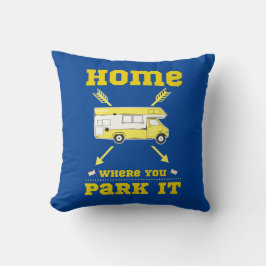 家はバンライフを駐車する場所である クッション