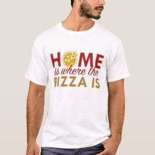 家はピザの場所 Tシャツ