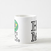 家はブラジルの微笑の旗の家のウォーマーです コーヒーマグカップ (中央)