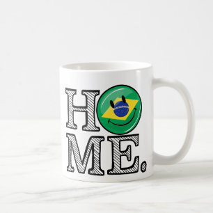 家はブラジルの微笑の旗の家のウォーマーです コーヒーマグカップ