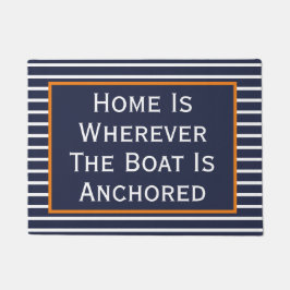 家はボートがドアマットに固定される場所 ドアマット