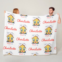 家はママがいる場所 | 母の日 フリースブランケット