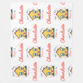 家はママがいる場所 | 母の日 フリースブランケット (正面)