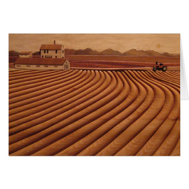 家は心臓地帯空白のなカードです (正面横)