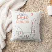 家は愛および夢から成っています クッション (ブランケット)