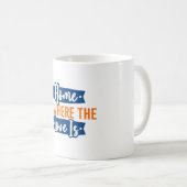 家は愛の場所である コーヒーマグカップ (正面右)