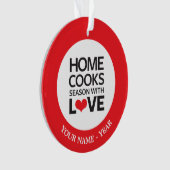 家は愛の季節を調理します オーナメント (正面)