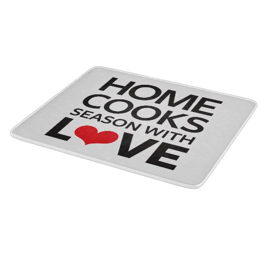 家は愛の季節を調理します カッティングボード (角)